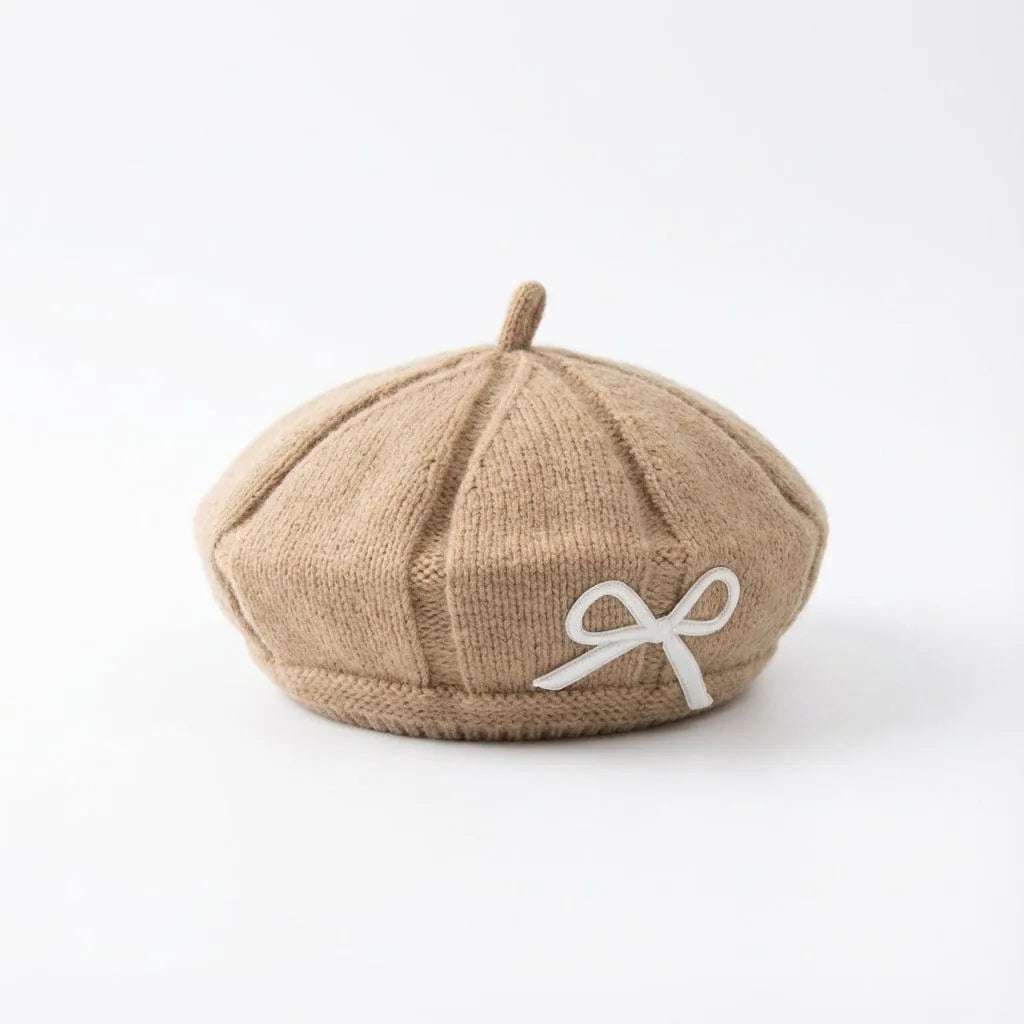 Béret Enfant Fille — coloris kaki