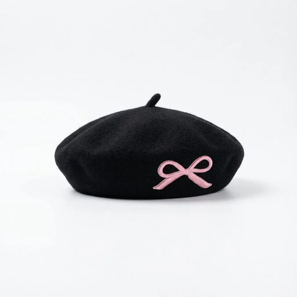 Béret Enfant Fille — coloris noir