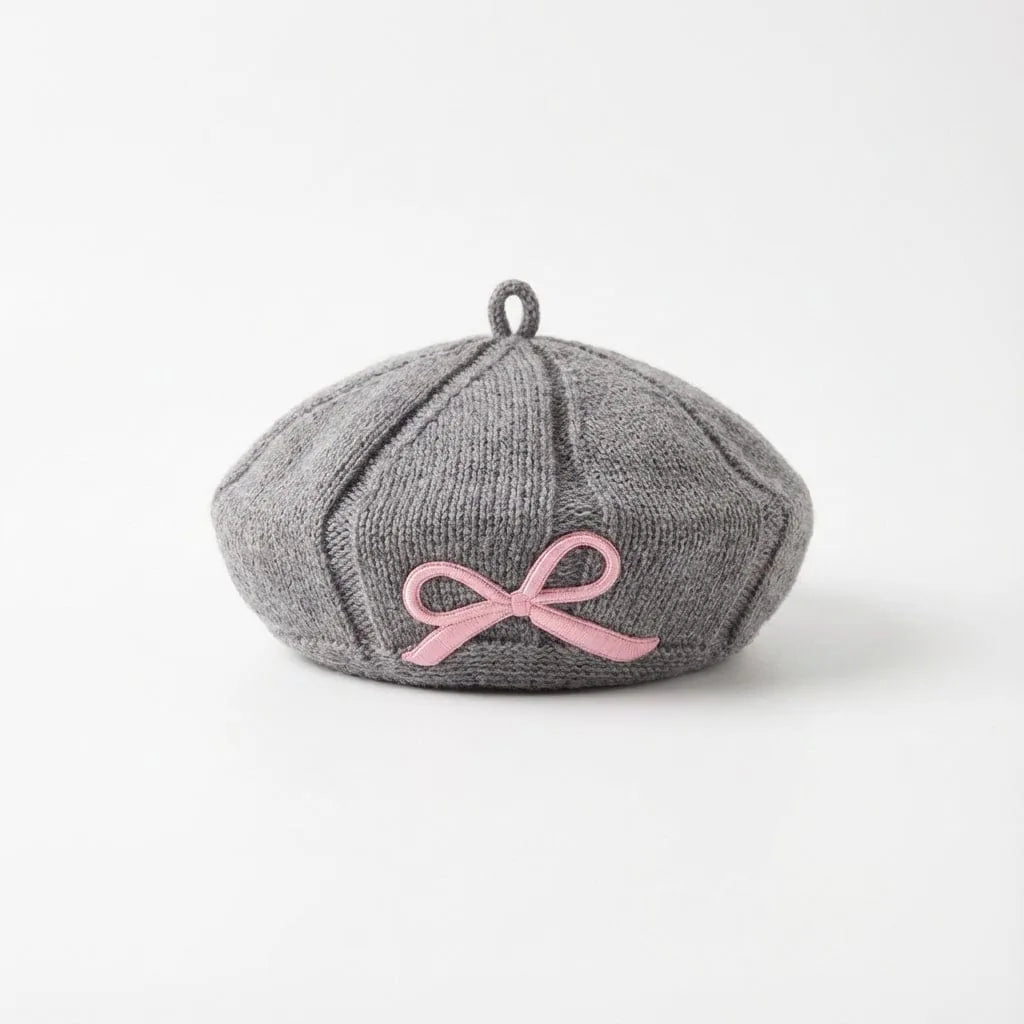 Béret Enfant Fille — coloris gris