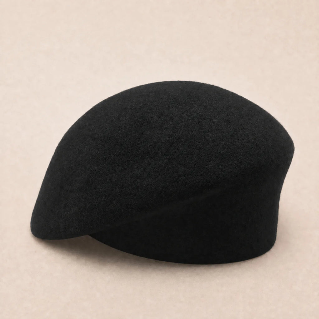 Béret Femme Laine Hiver — coloris noir
