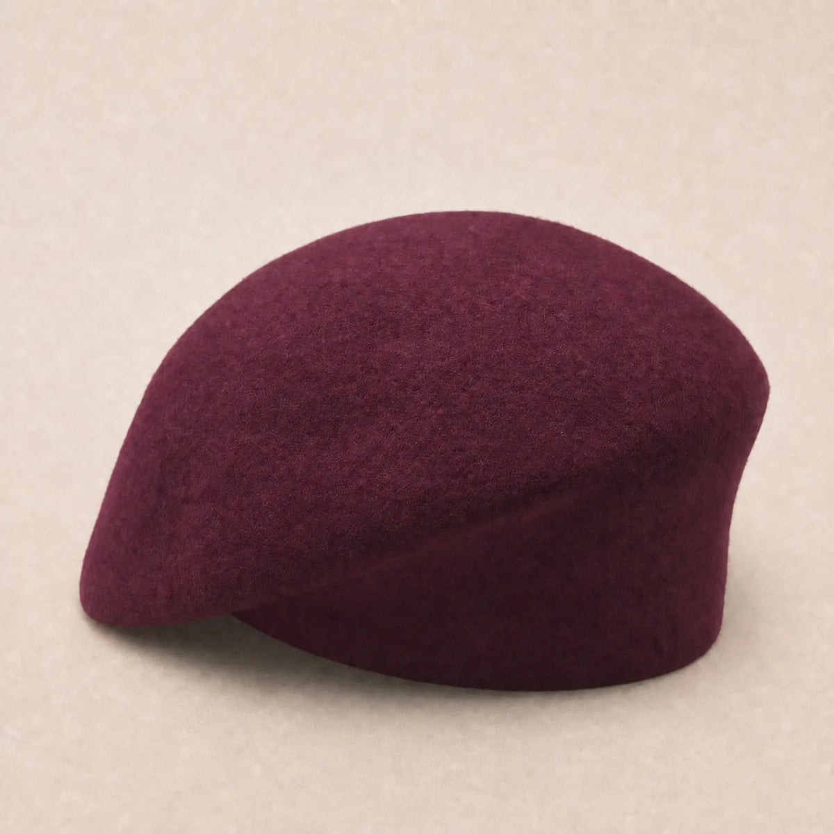 Béret Femme Laine Hiver — coloris bordeaux