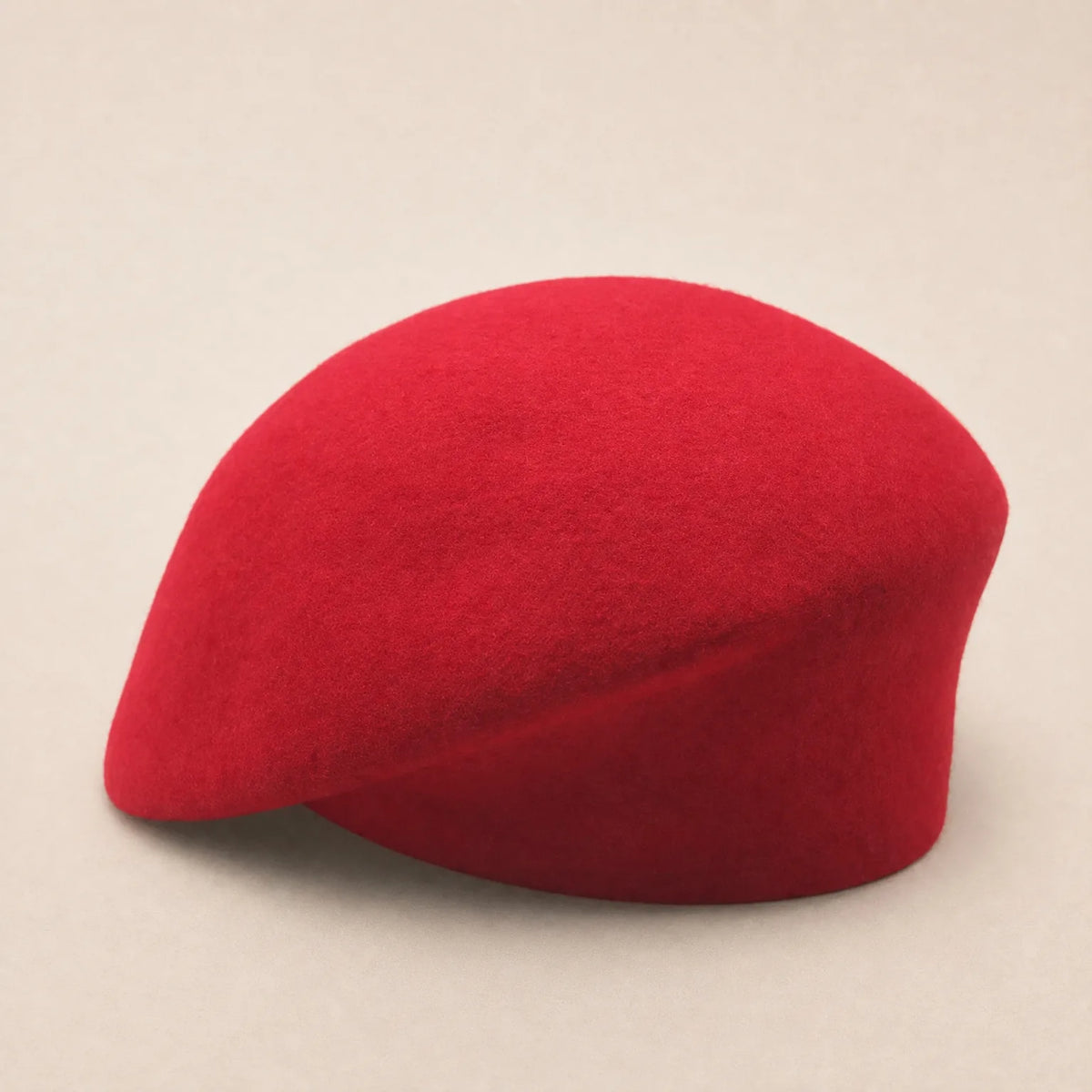 Béret Femme Laine Hiver — coloris rouge