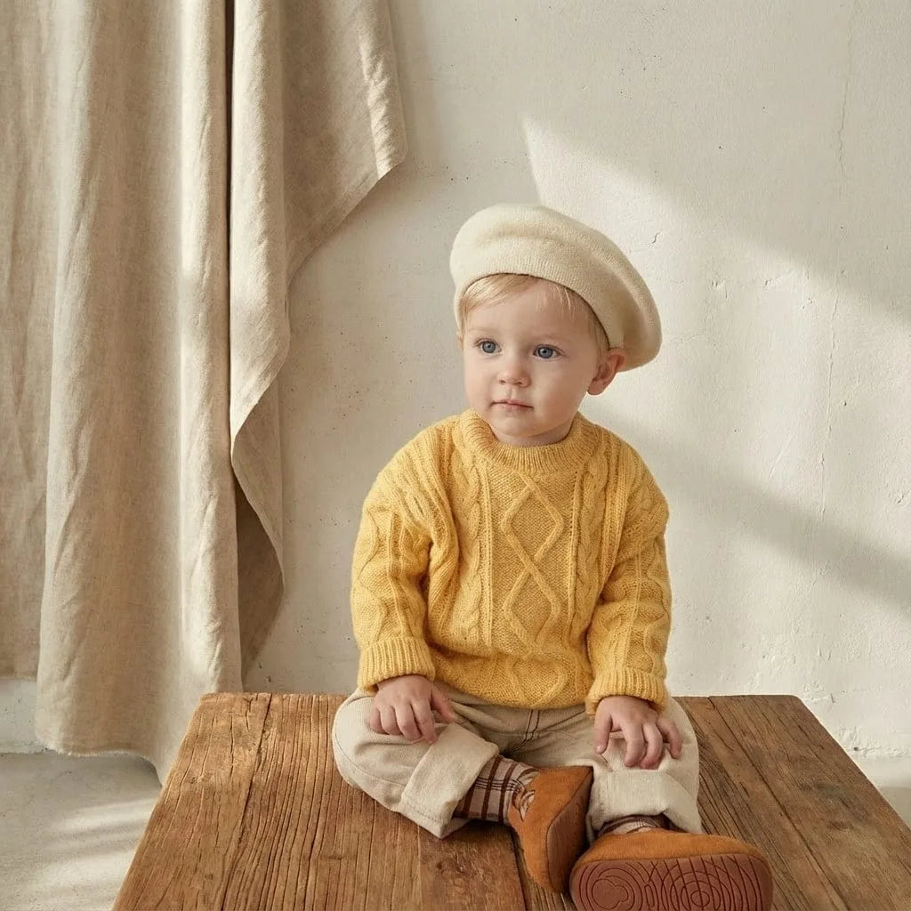 Béret Marin Enfant, porté