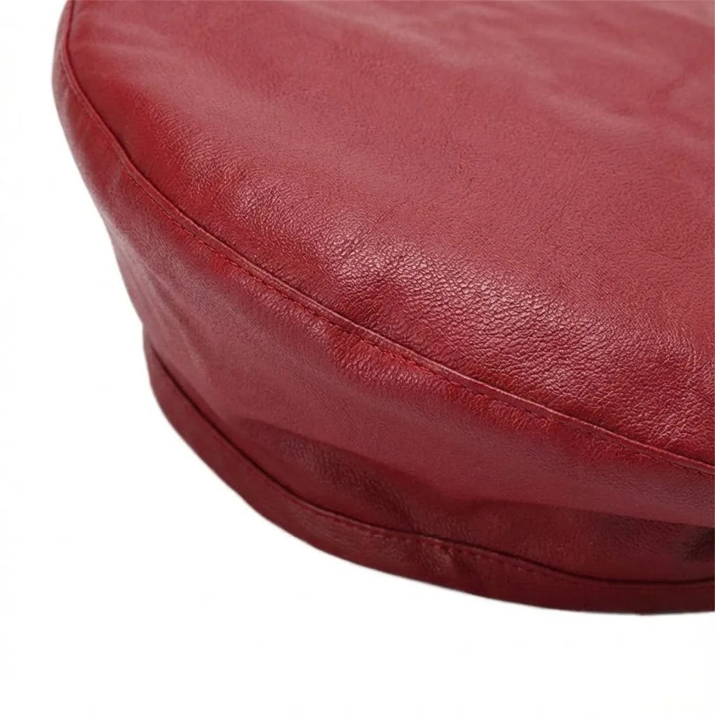 Béret Militaire Cuir, vue de trois-quarts