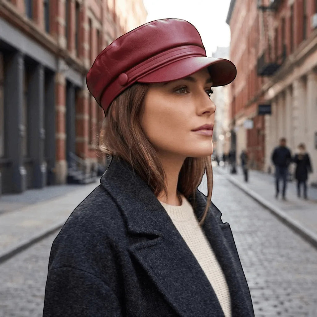 Béret Militaire Femme, porté