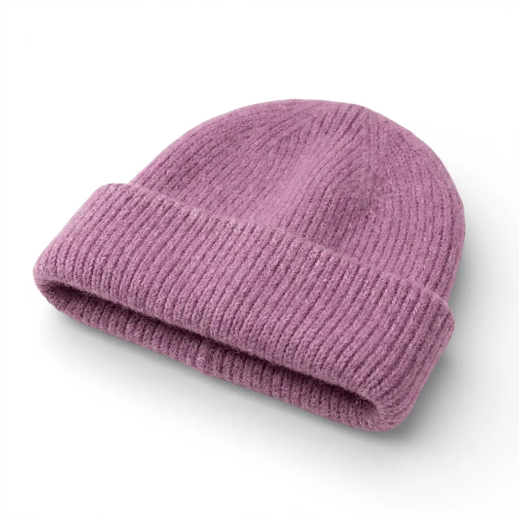 Bonne en Laine Cachemire — coloris violet