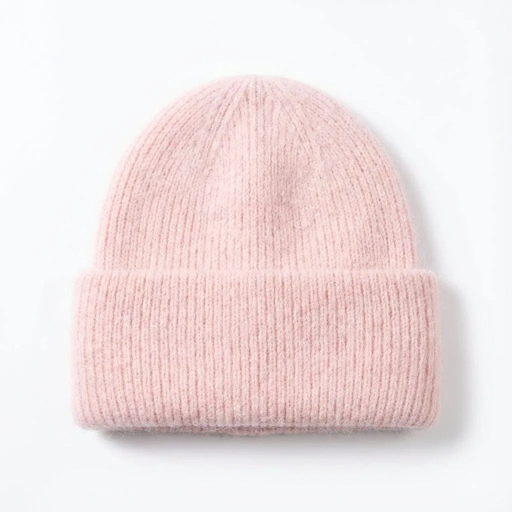 Bonne en Laine Cachemire — coloris rose