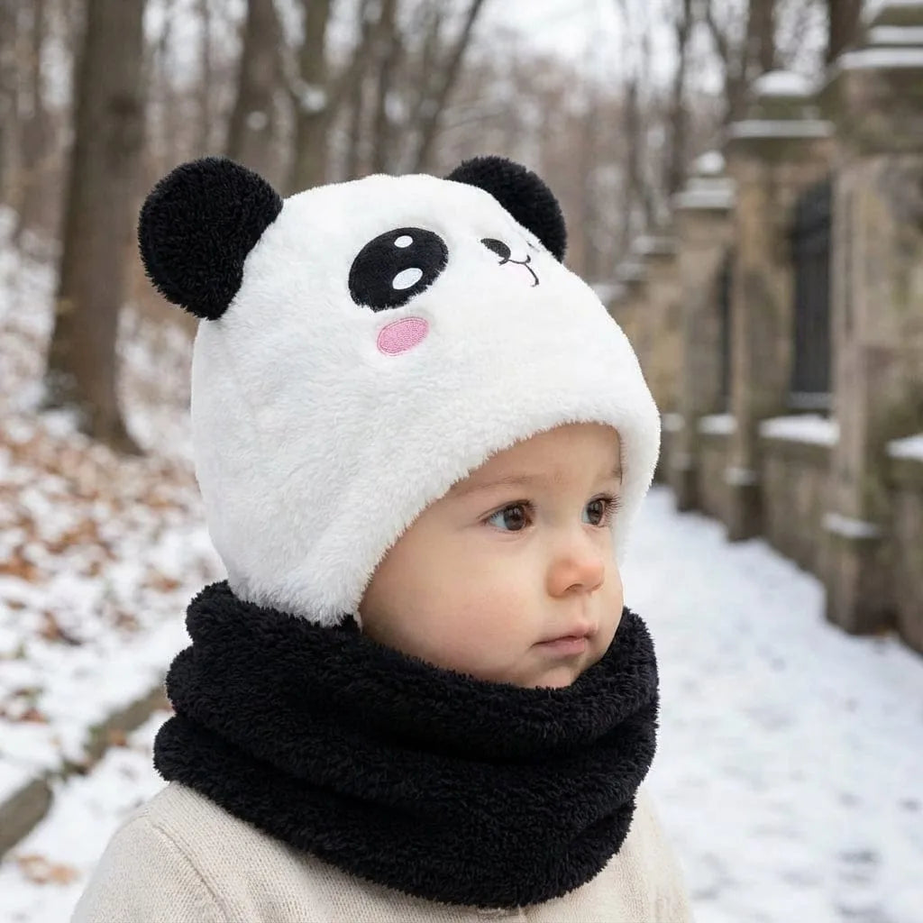 Bonnet Animaux Bébé, porté