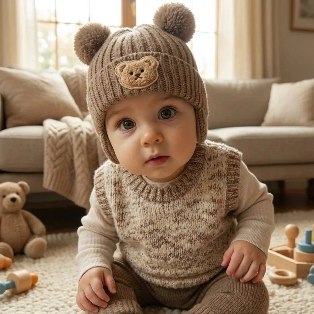 Bonnet Bébé Mignon, vue de trois-quarts