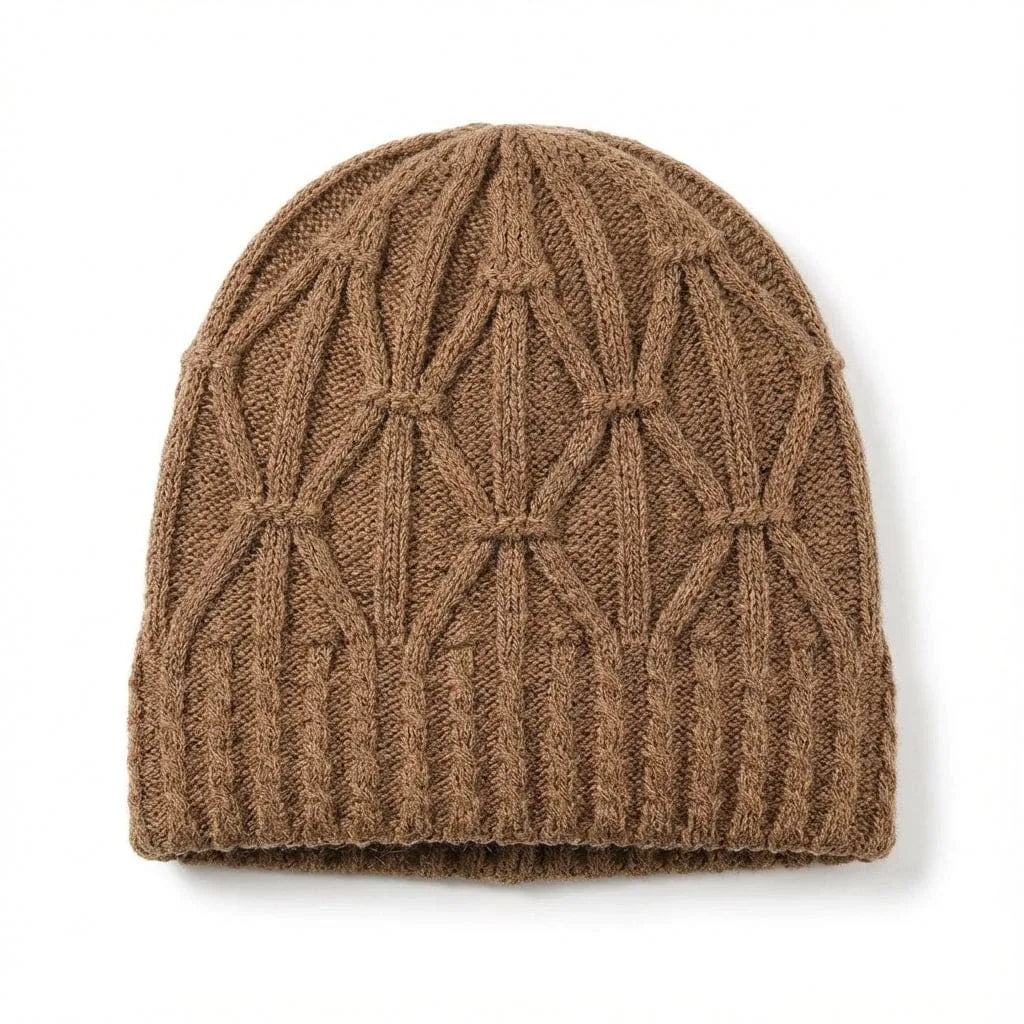 Bonnet Brodée Femme — coloris kaki