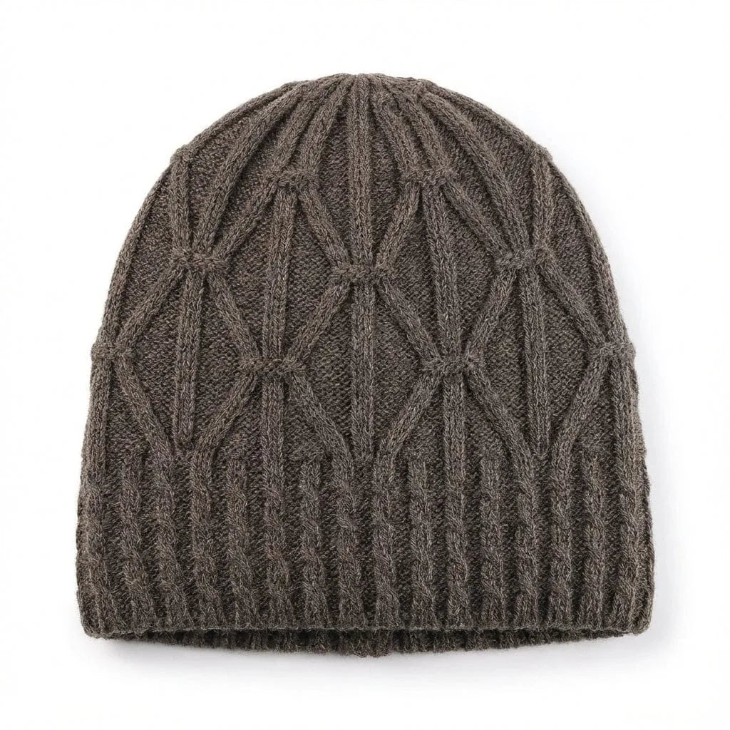 Bonnet Brodée Femme — coloris gris