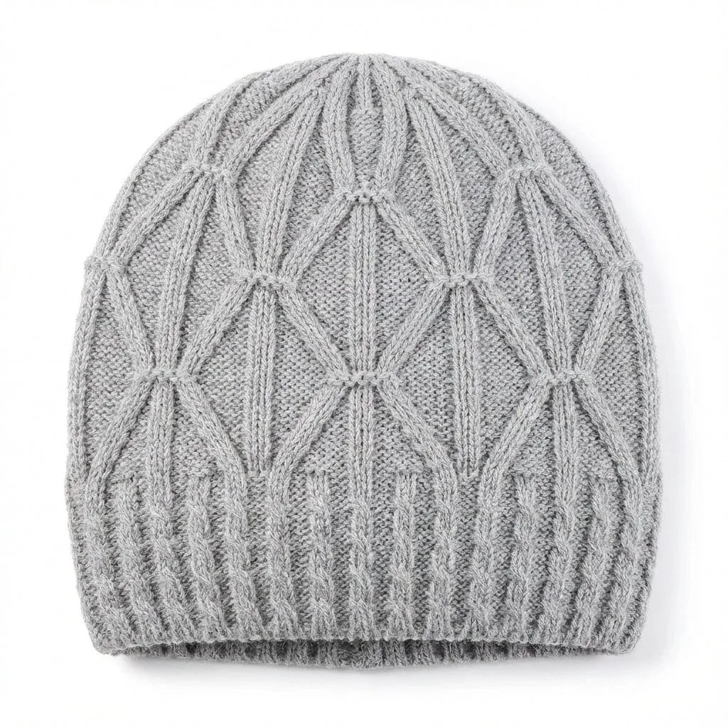 Bonnet Brodée Femme — coloris gris