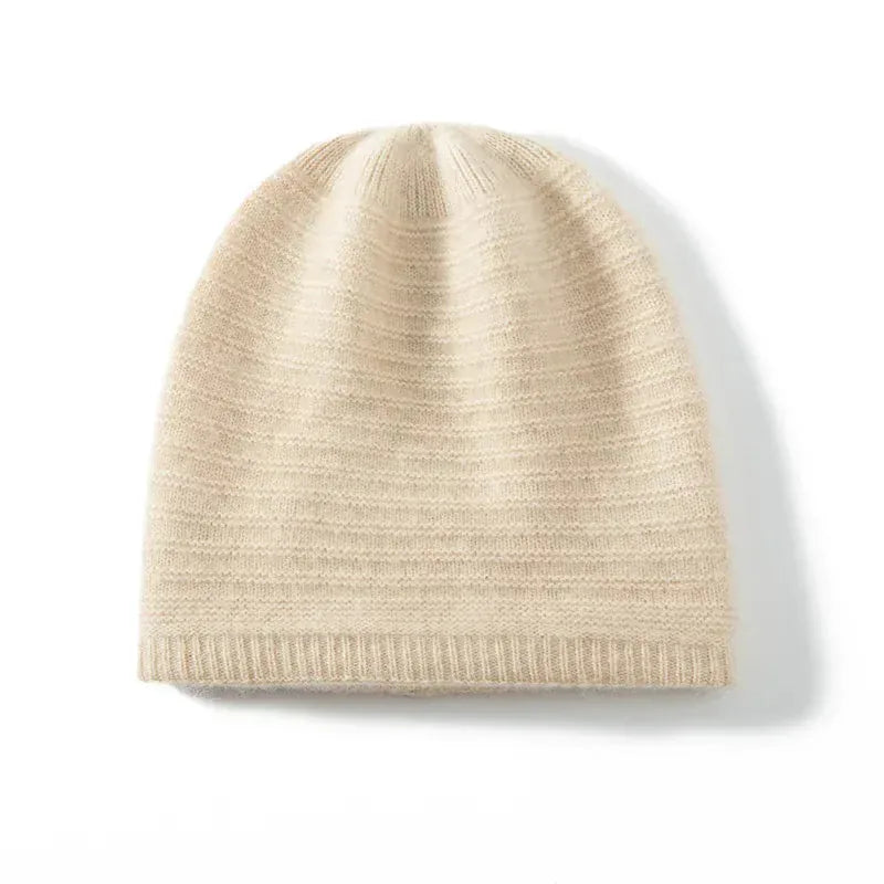 Bonnet Cachemire Femme — coloris beige