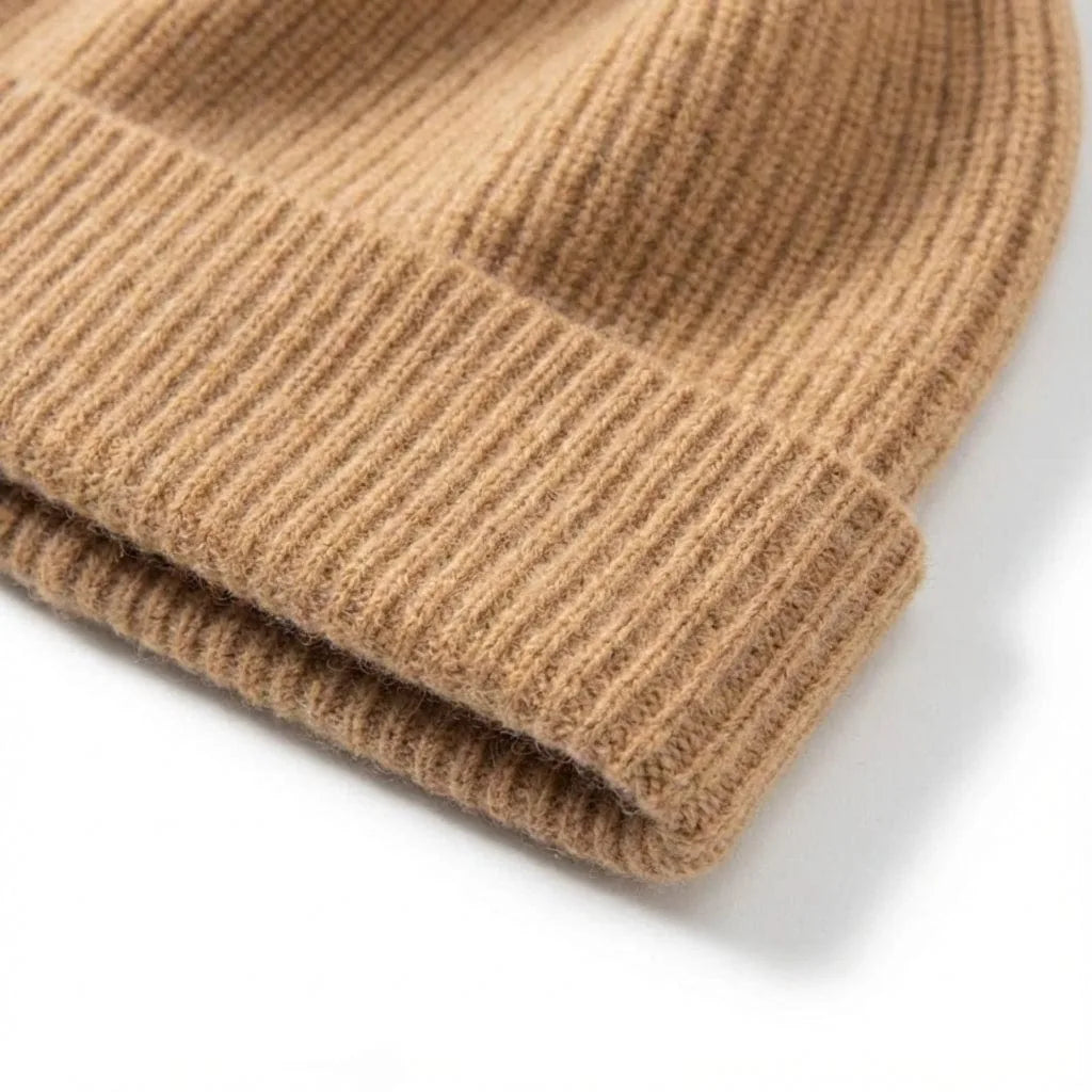Bonnet Cachemire Simple, vue de détail