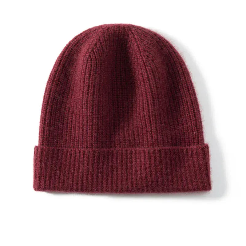 Bonnet Cachemire Simple — coloris rouge