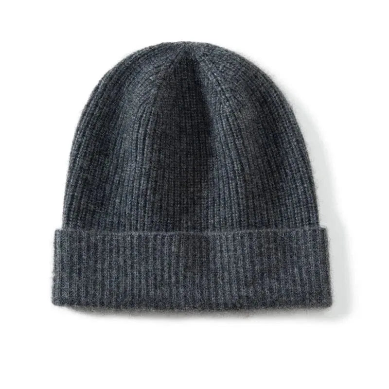 Bonnet Cachemire Simple — coloris gris