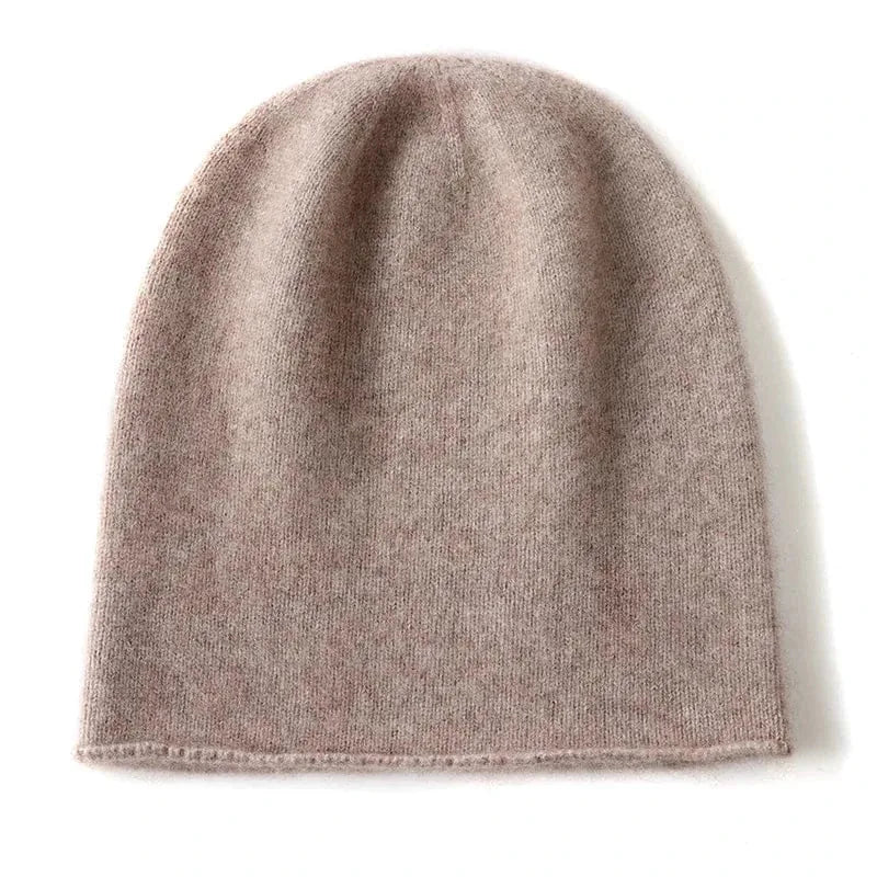 Bonnet Cachemire Unisexe — coloris kaki