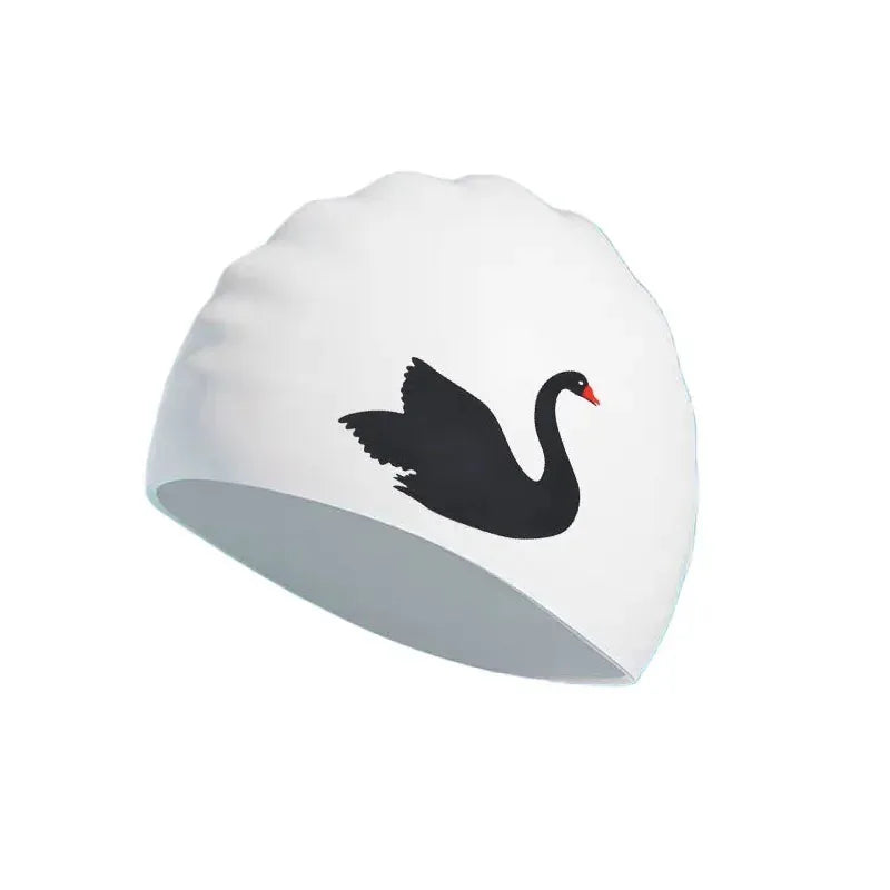 Bonnet de Bain Blanc — coloris noir