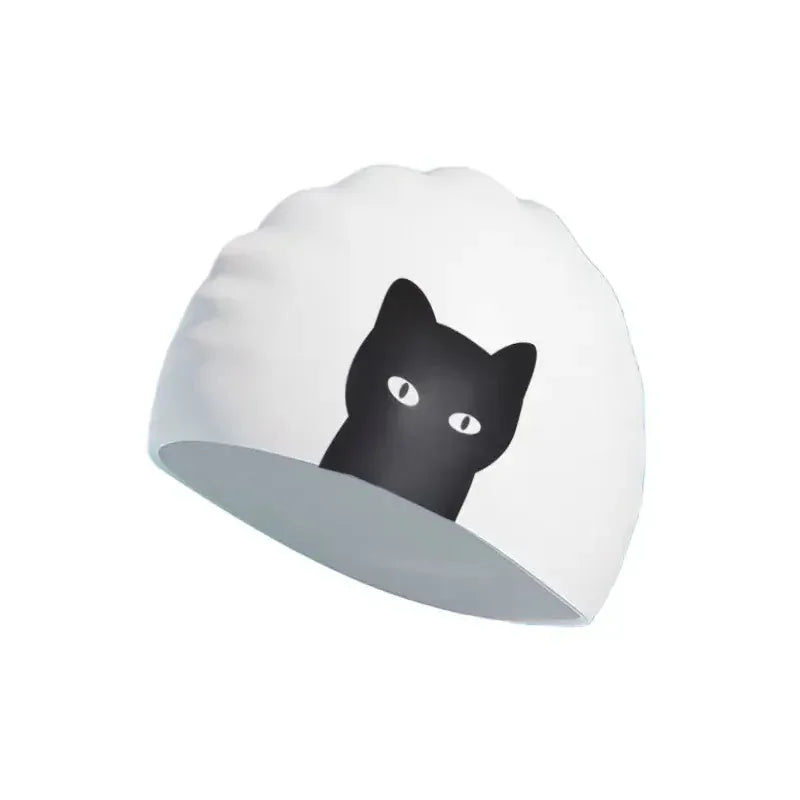 Bonnet de Bain Blanc — coloris noir