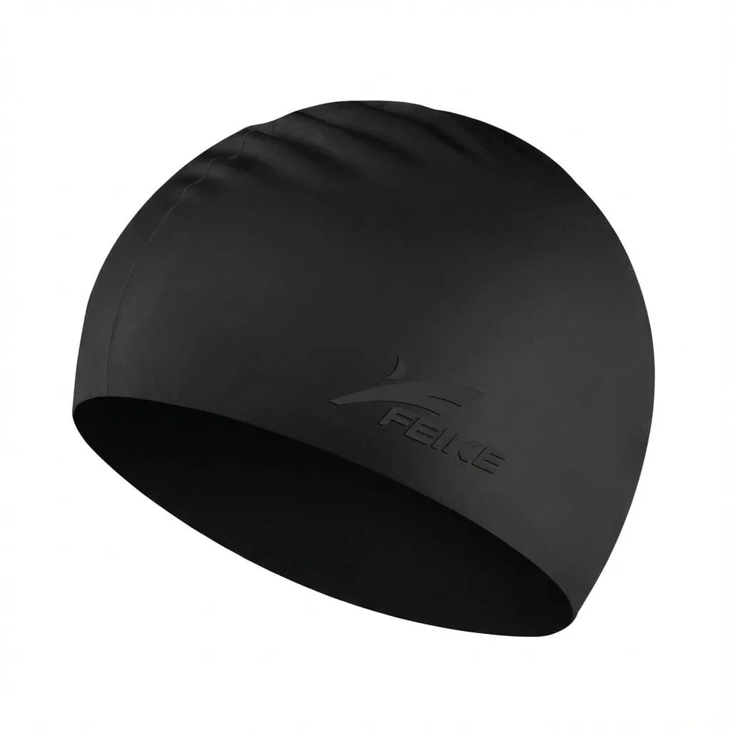 Bonnet de Bain Cheveux Longs — coloris noir