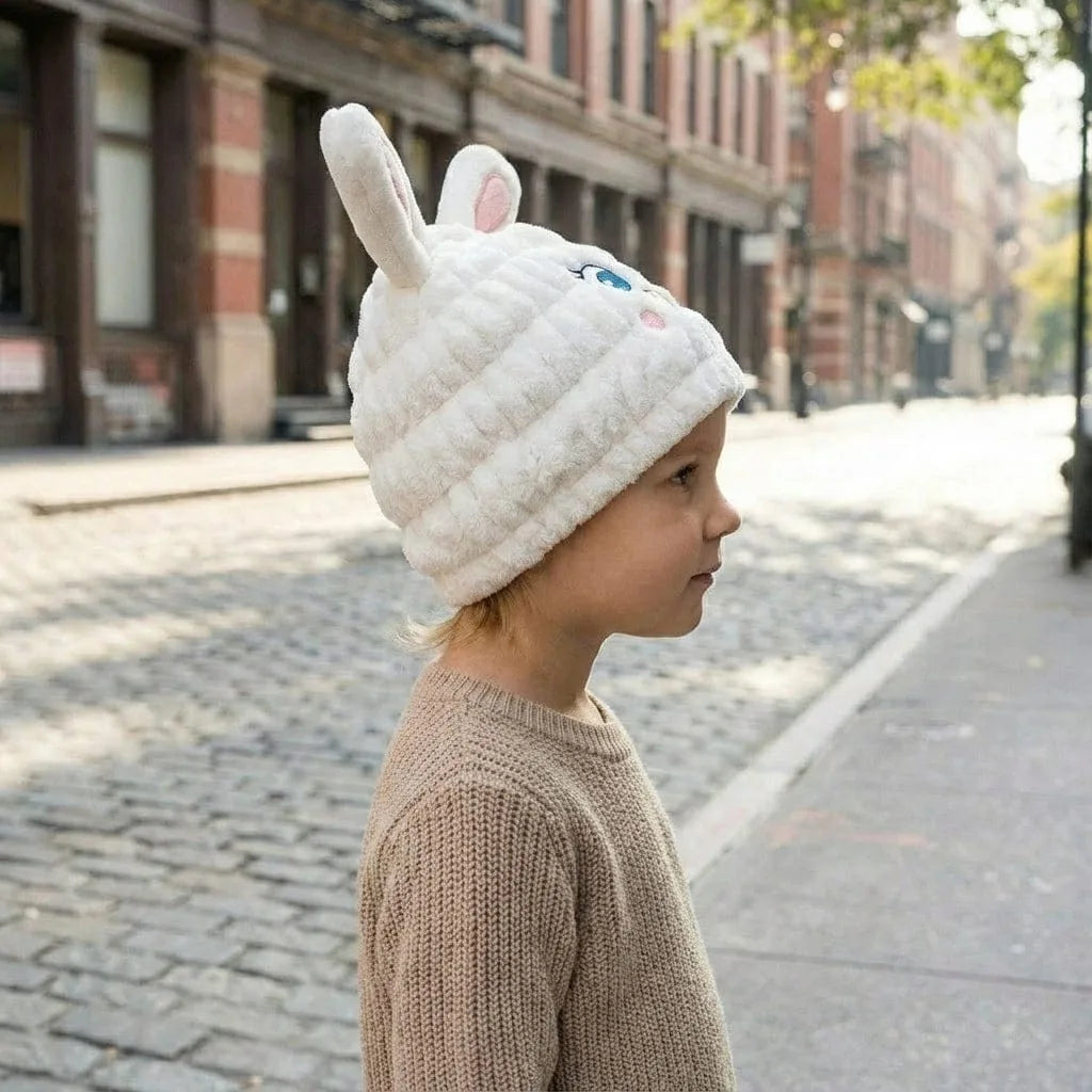 Bonnet de Bain Enfant Animal, vue de trois-quarts
