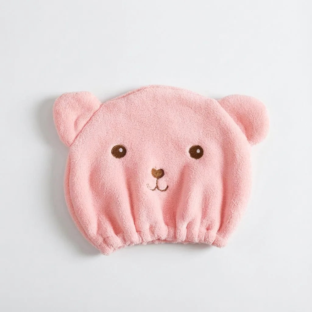 Bonnet de Bain Microfibre — coloris rose