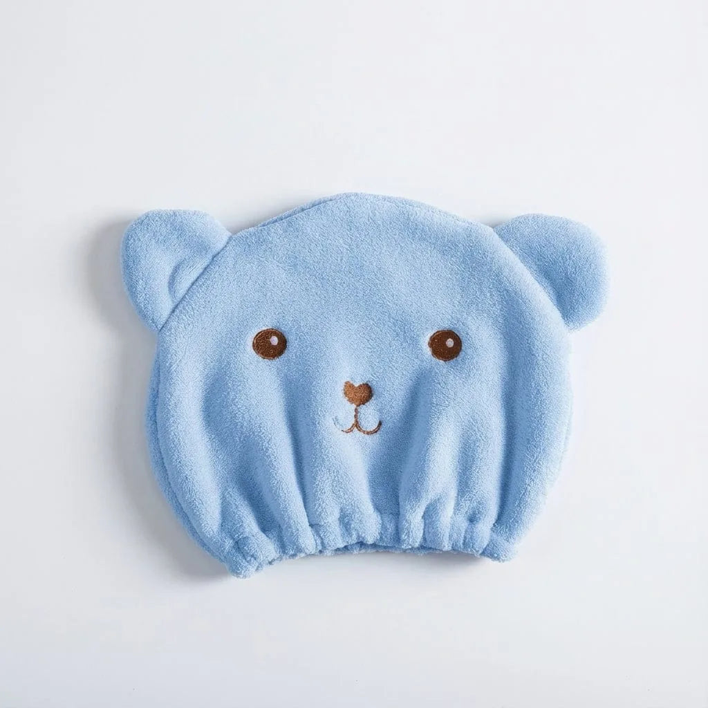 Bonnet de Bain Microfibre — coloris bleu