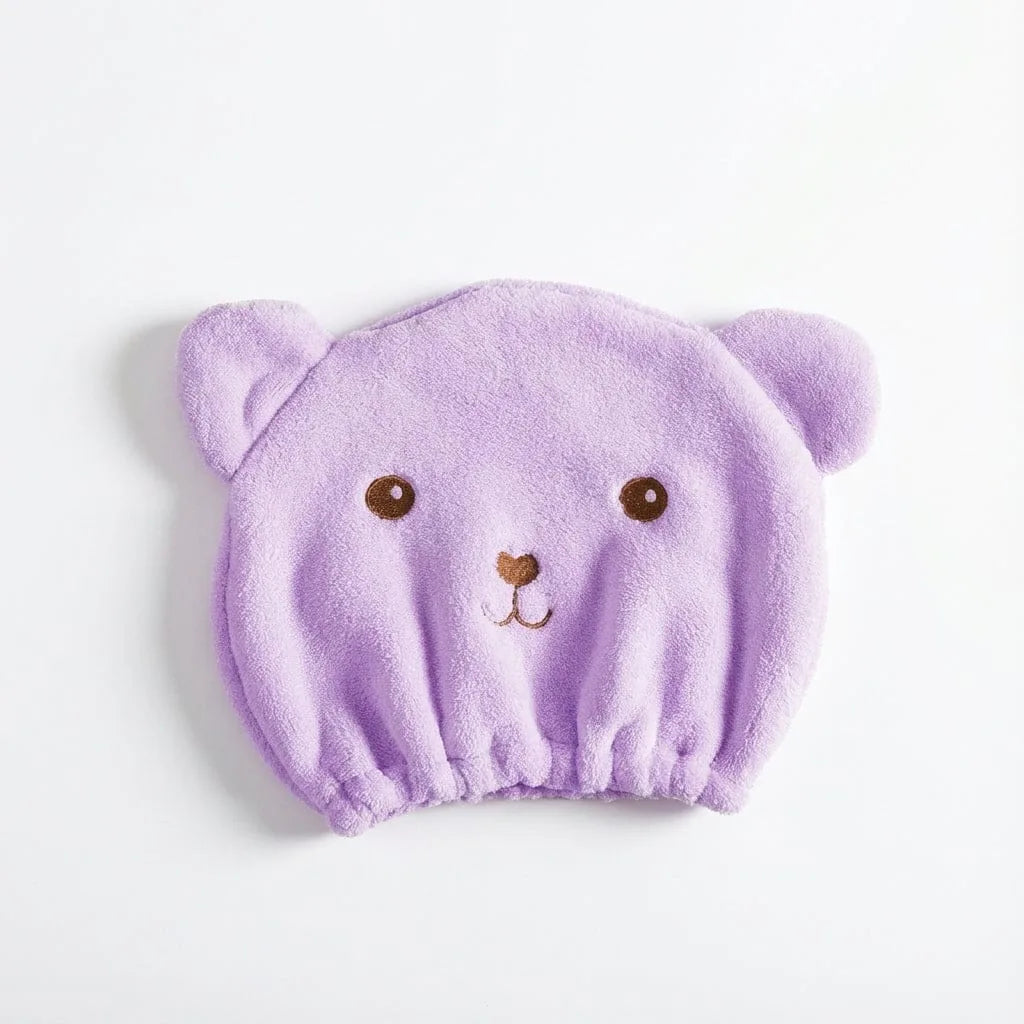Bonnet de Bain Microfibre — coloris violet