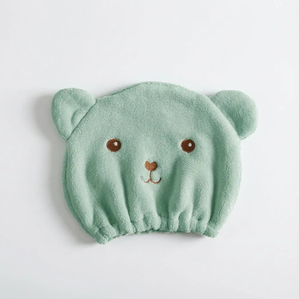 Bonnet de Bain Microfibre — coloris vert
