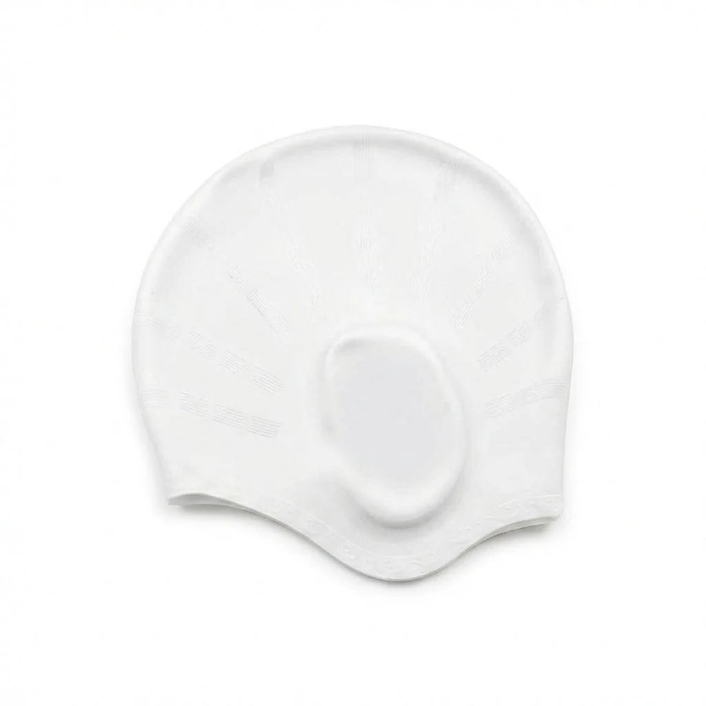 Bonnet de Bain Piscine — coloris blanc