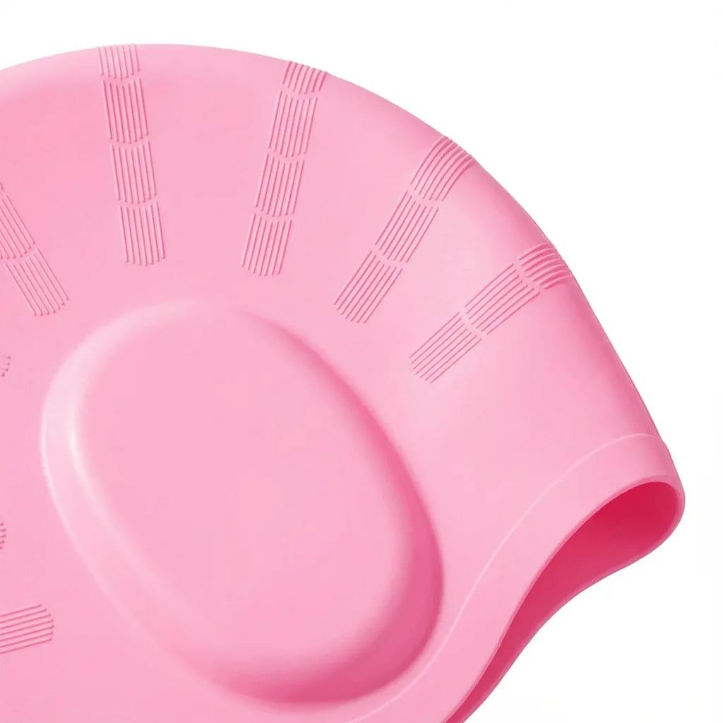 Bonnet de Bain Silicone, vue de trois-quarts
