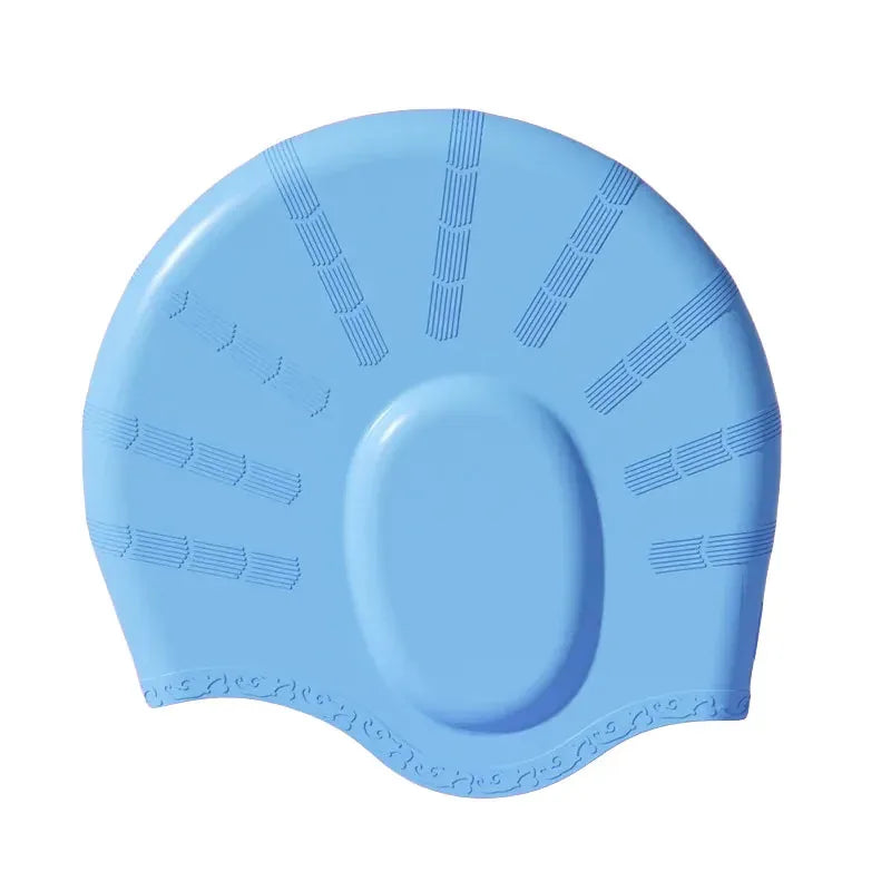 Bonnet de Bain Silicone — coloris bleu