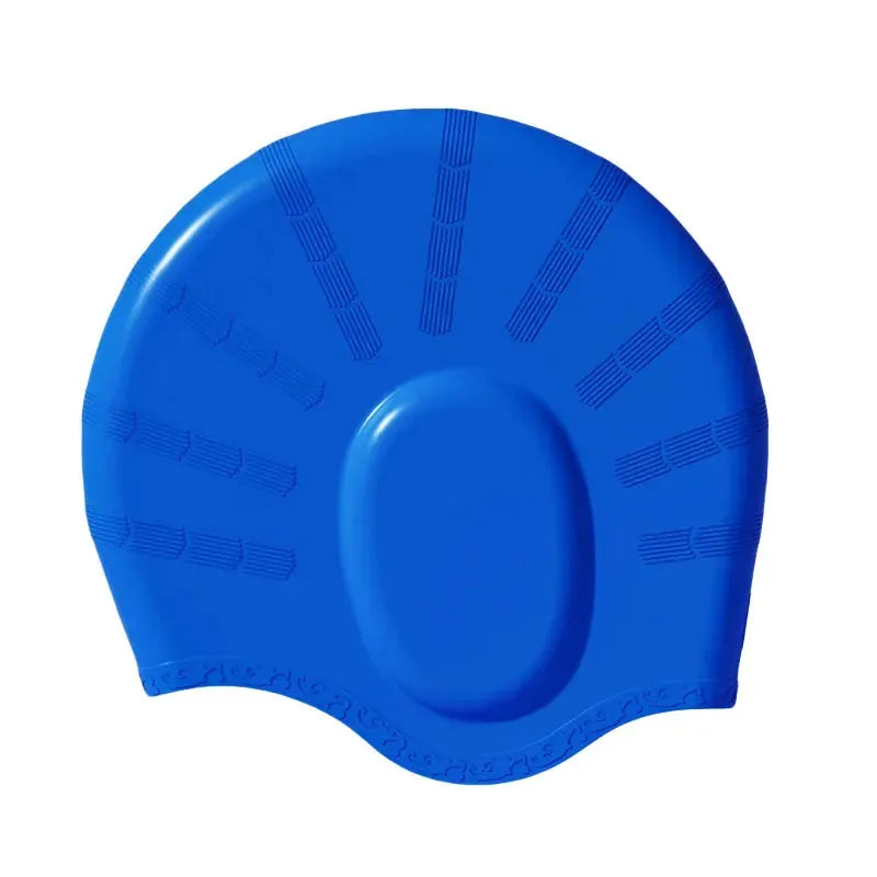 Bonnet de Bain Silicone — coloris bleu
