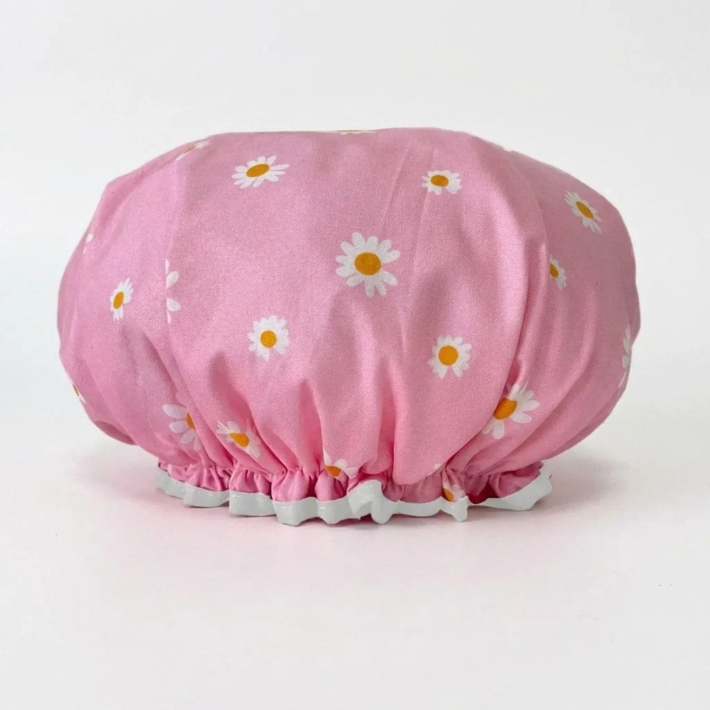 Bonnet de Douche Impermeable — coloris rose