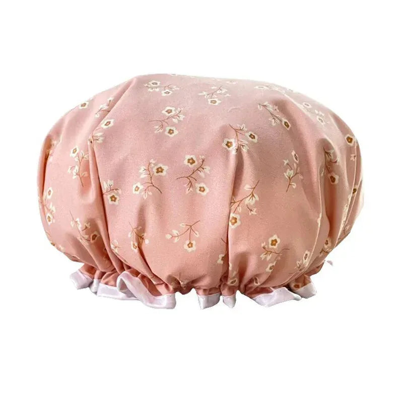 Bonnet de Douche Impermeable — coloris rose
