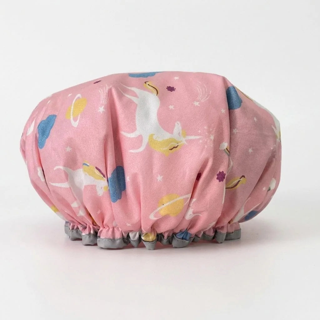 Bonnet de Douche Impermeable — coloris rose
