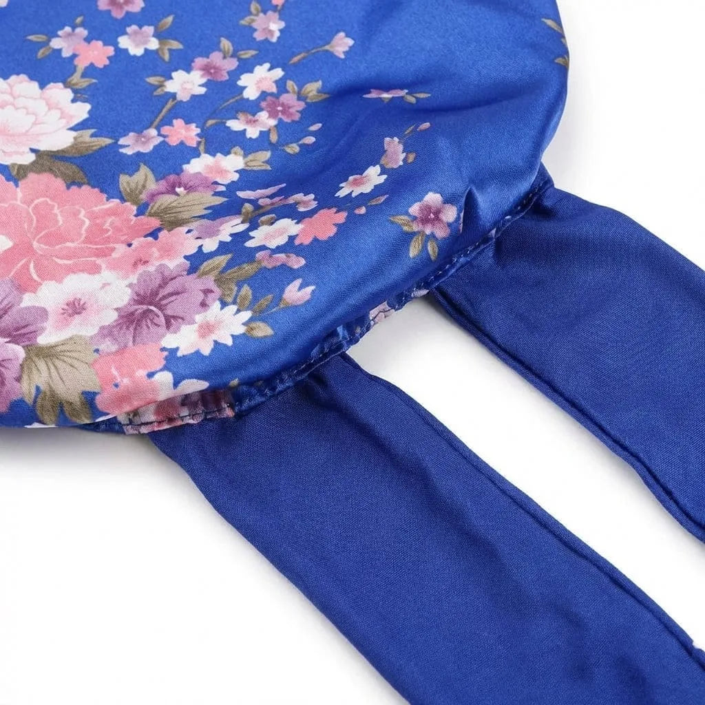Bonnet de Nuit Satin Cheveux Bouclés, vue de détail