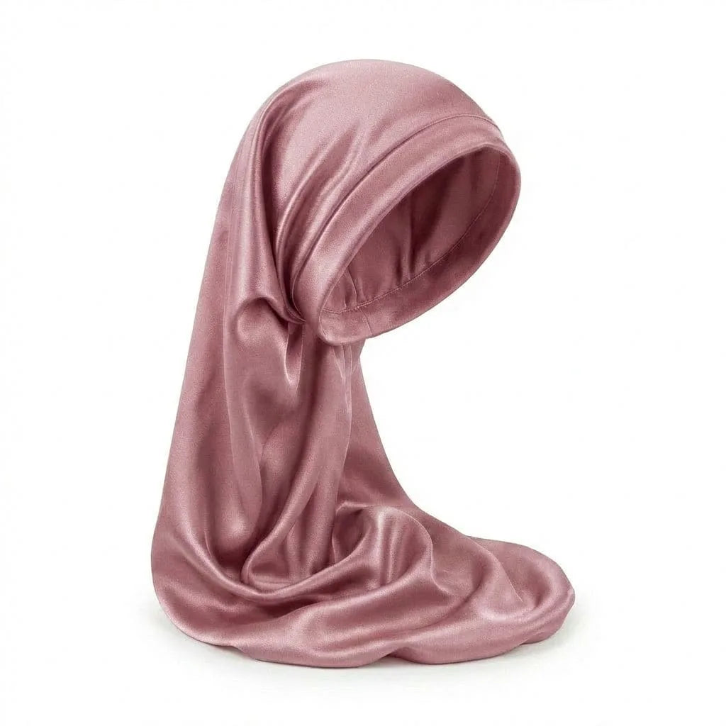 Bonnet de Nuit Soie — coloris rose