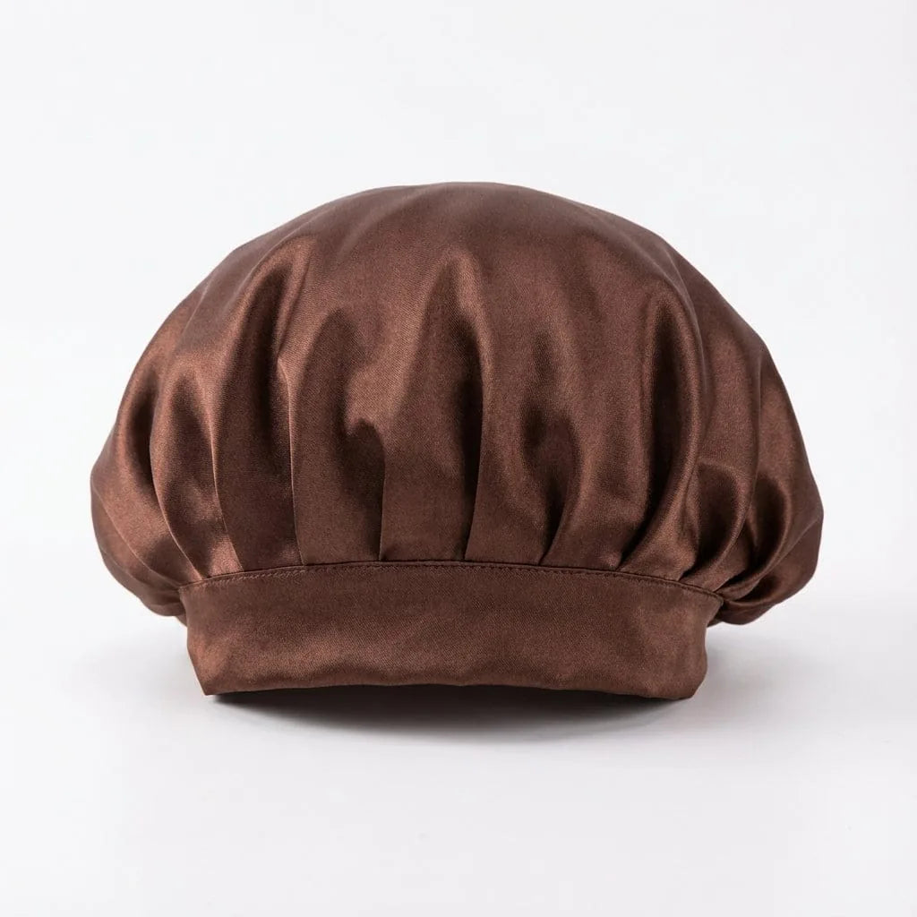Bonnet de Soie Ruban — coloris marron