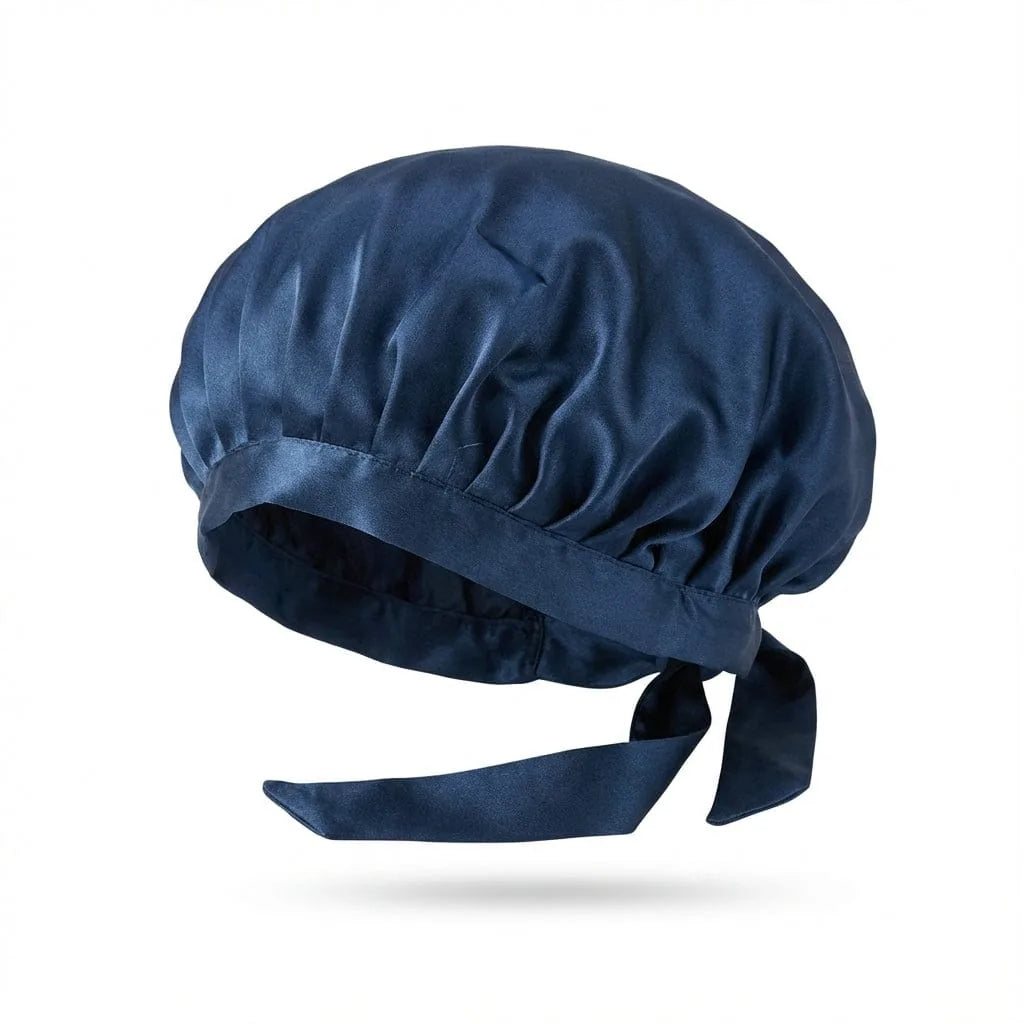 Bonnet de Soie Ruban — coloris bleu