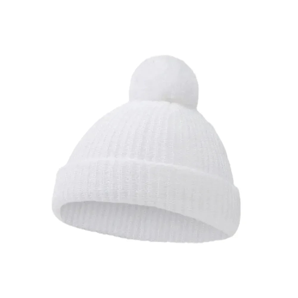 Bonnet en Laine Bébé — coloris blanc
