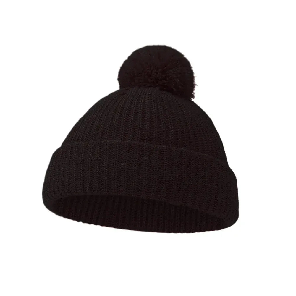 Bonnet en Laine Bébé — coloris noir
