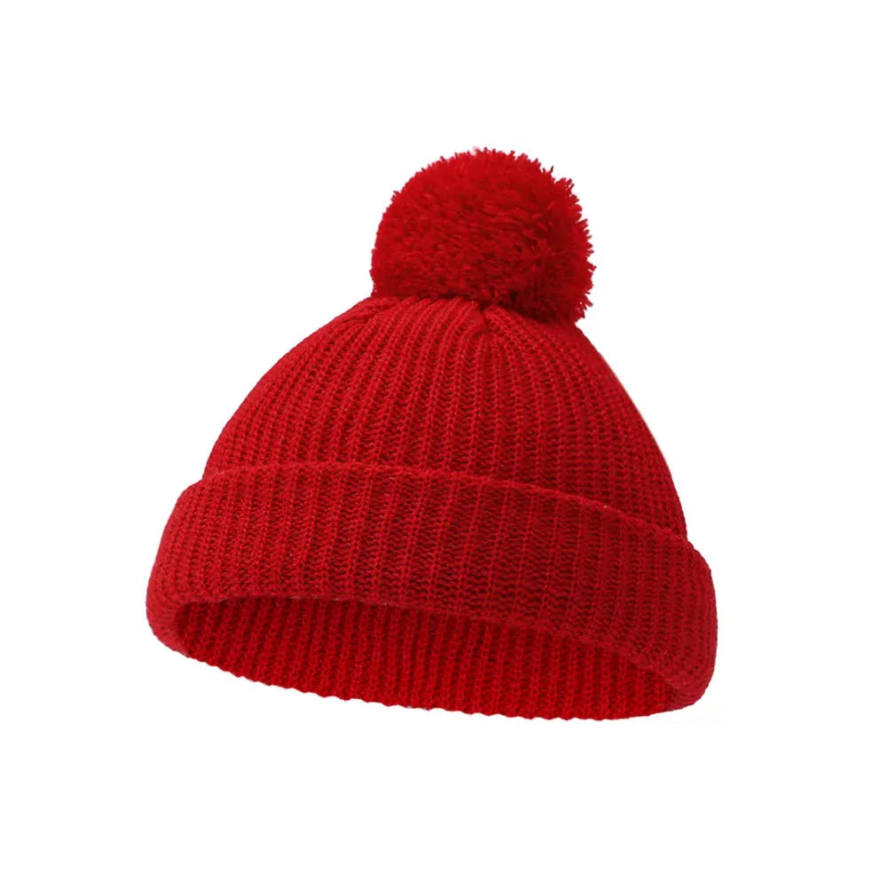 Bonnet en Laine Bébé — coloris rouge