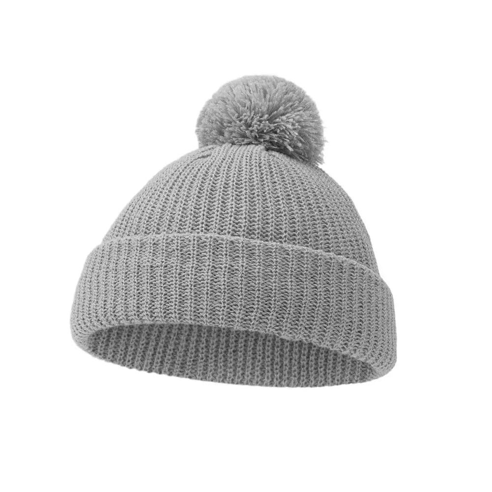 Bonnet en Laine Bébé — coloris gris