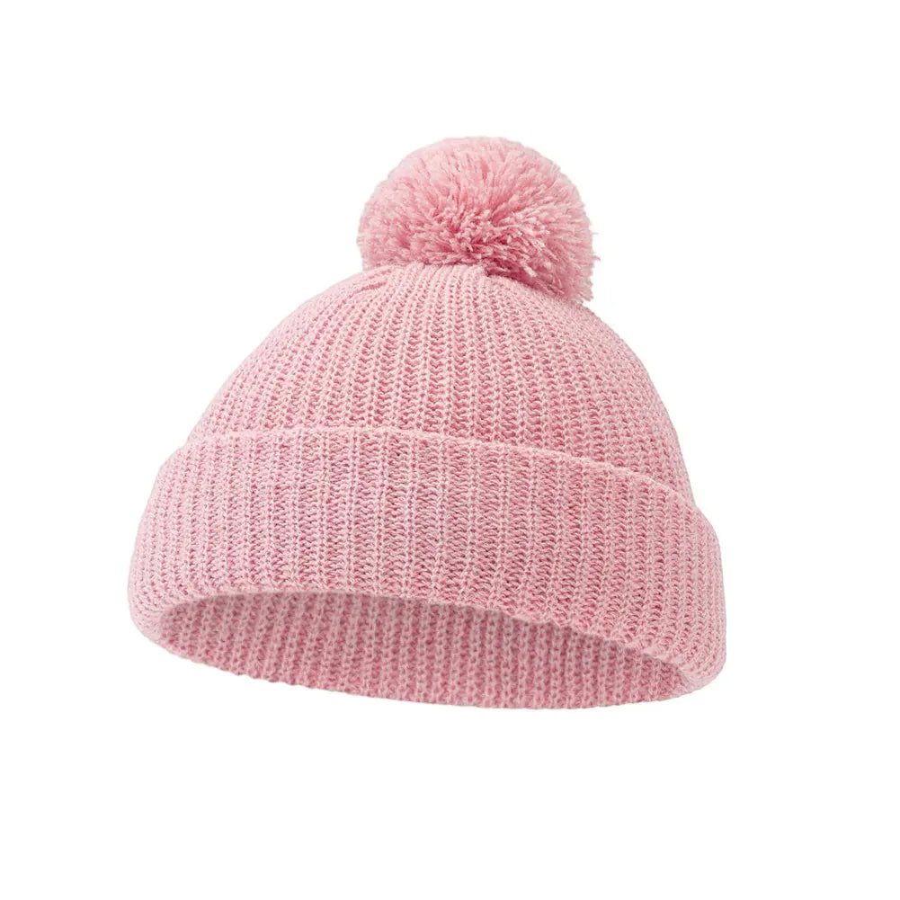 Bonnet en Laine Bébé — coloris rose