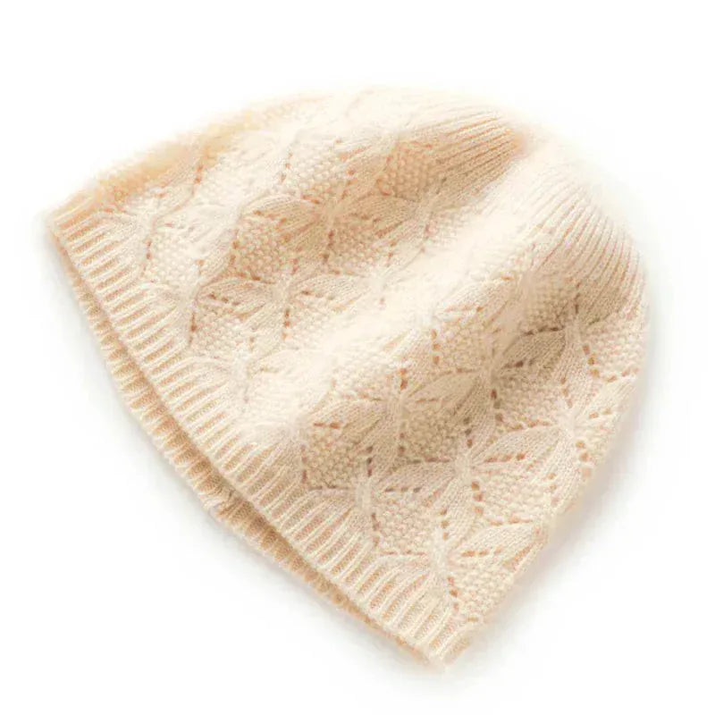 Bonnet en Laine Douce — coloris beige