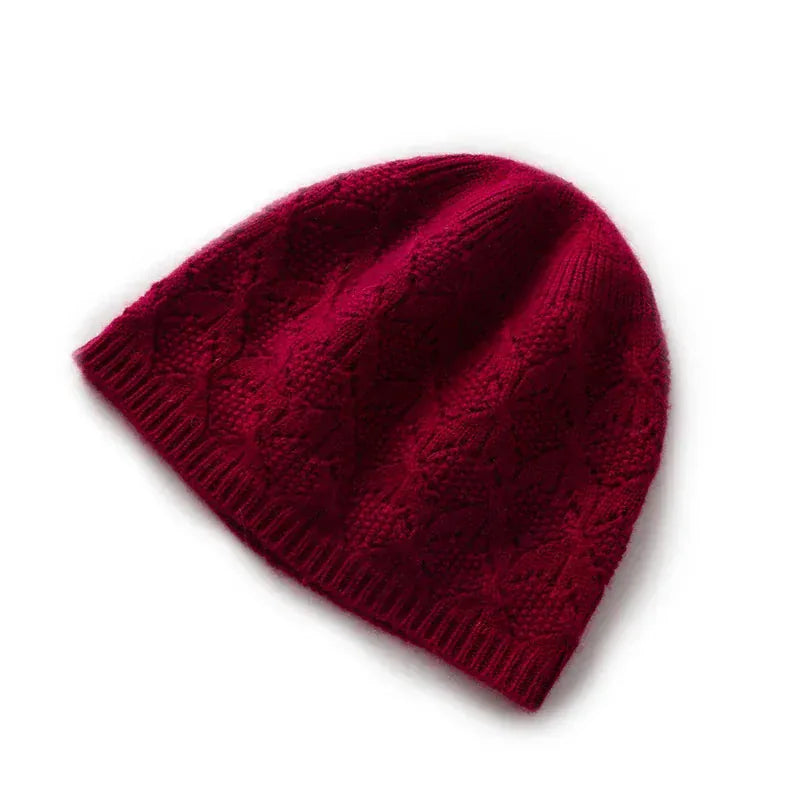 Bonnet en Laine Douce — coloris rouge