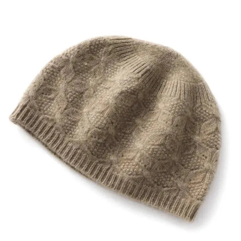 Bonnet en Laine Douce — coloris kaki