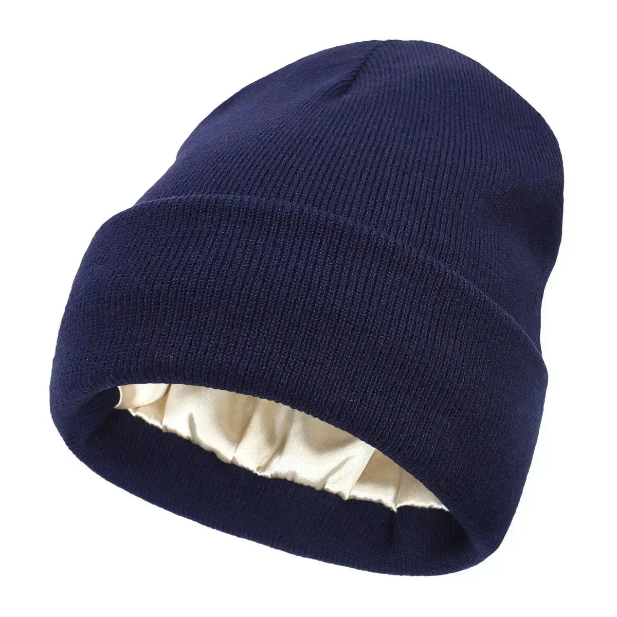 Bonnet en Laine Satin — coloris bleu