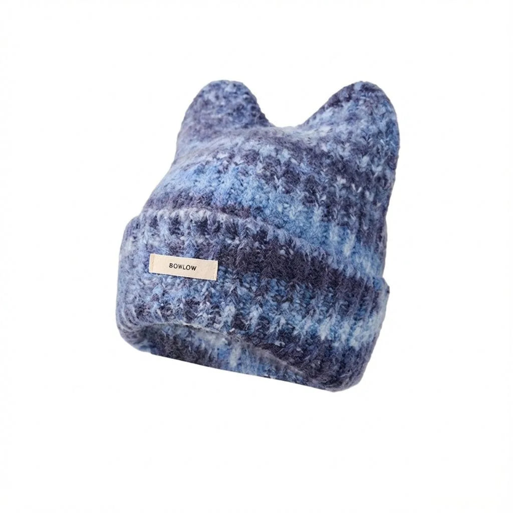 Bonnet en Laine Ski — coloris bleu